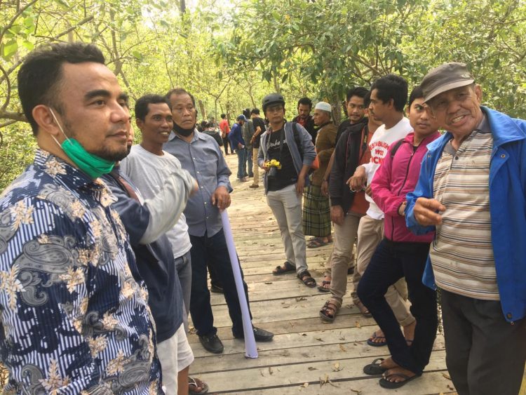 Muklis Saat Mengunjungi Hutan Mangrove di Pangkal Babu