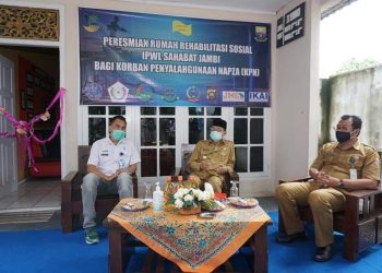 Gubernur Jambi Meresmikan Rumah Rehabilitasi Sosial IPWL Sahabat Jambi Bagi Korban Penyalahgunaan Napza (Dok: Humas Pemprov Jambi)