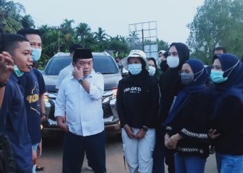 Cagub Al Haris bersama milenial Nipah Panjang.