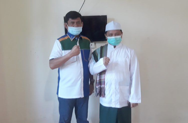 Cawagub Syafril Nursal bersama Ketua MUI Tanjabtim, Asad.