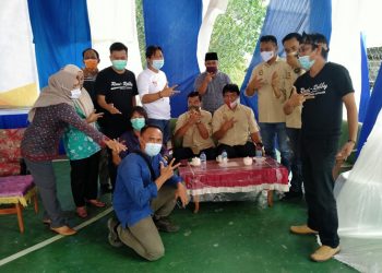 Tim pemenangan Romi Hariyanto dan Robby Nahliansyah di Tanjab Timur.