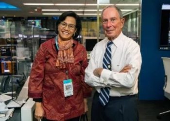 Sri Mulyani Bertemu Michael Bloomberg (Foto: Instagram)