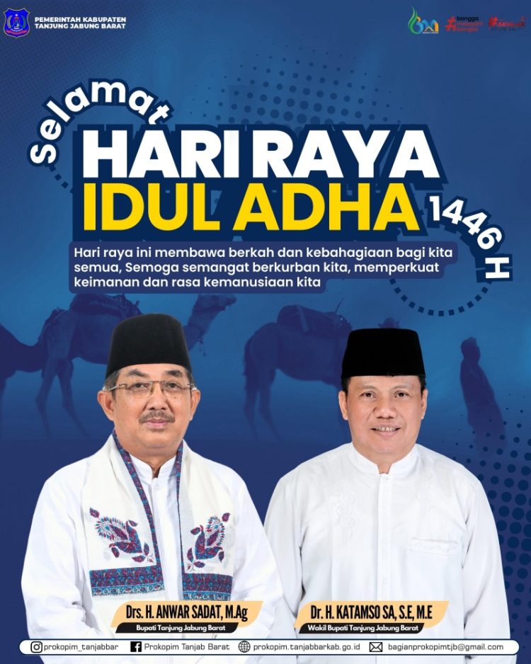 Pemkab Tanjungjabung Barat: Selamat Hari Raya Idul Adha 1446 H
